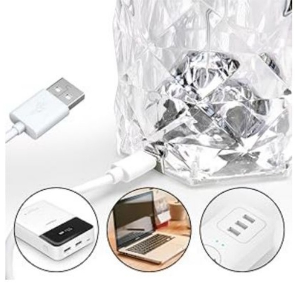 Rose Diamond Table Lamp Control Touch - Picture 5 of 8